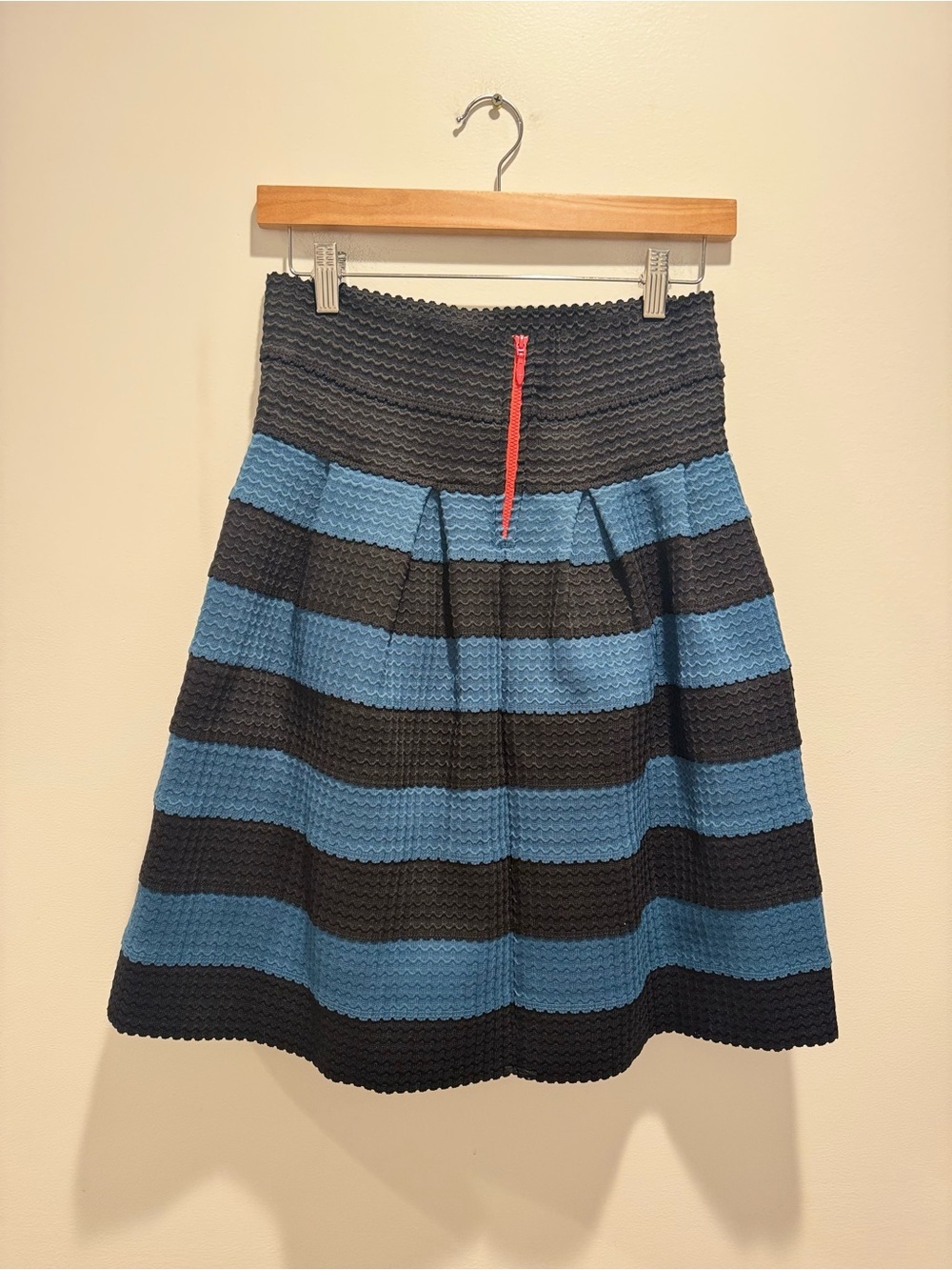 Anthropologie Striped A-Line Skirt - Picture 6 of 7